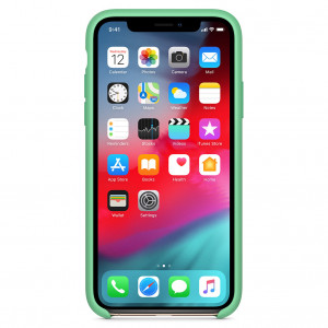 Чехол Silicone Case without Logo (AA) для Apple iPhone XS Max (6.5