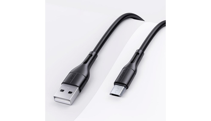 Дата кабель USAMS US-SJ502 U68 USB to MicroUSB (1m) Черный - фото