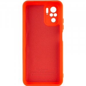 Чехол Silicone Cover Full Camera without Logo (A) для Xiaomi Redmi Note 10 / Note 10s Красный / Red