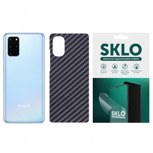 Захисна плівка SKLO Back (на задню панель) Carbon для Samsung Galaxy A50 (A505F) / A50s / A30s Чорний