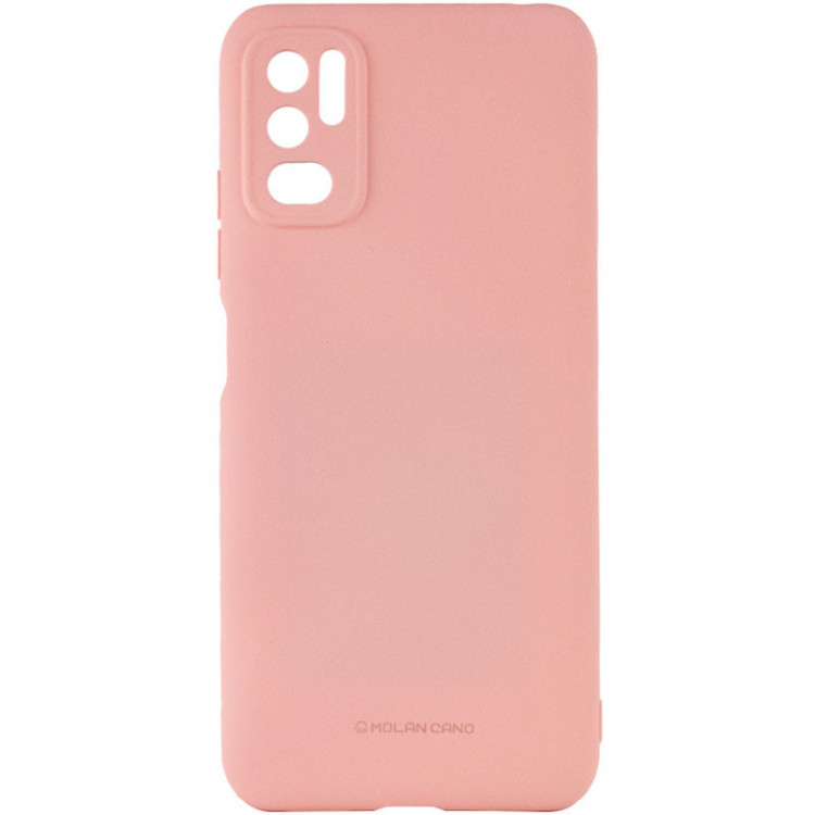TPU чехол Molan Cano Smooth для Xiaomi Redmi Note 10 5G / Poco M3 Pro (Розовый) фото