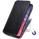 Шкіряний чохол книжка GETMAN Cubic (PU) для Samsung Galaxy A52 4G / A52 5G / A52s Чорний - фото