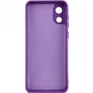 Чехол Silicone Cover Lakshmi Full Camera (A) для Samsung Galaxy A03 Core Фиолетовый / Purple