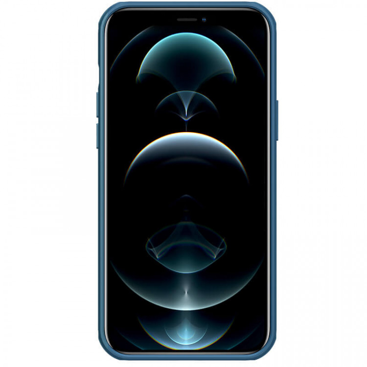 Чехол Nillkin Matte Magnetic Pro для Apple iPhone 13 Pro (6.1) (Синий / Blue) фото