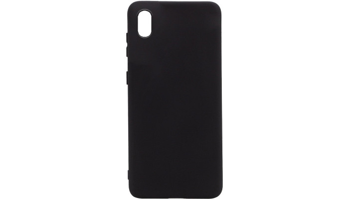 Чехол Silicone Cover Full without Logo (A) для Samsung Galaxy M01 Core / A01 Core Черный / Black - фото