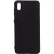 Чехол Silicone Cover Full without Logo (A) для Samsung Galaxy M01 Core / A01 Core Черный / Black - фото