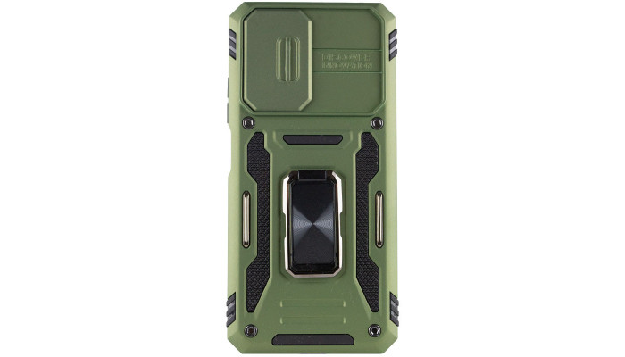 Ударопрочный чехол Camshield Army Ring для Xiaomi Redmi 9A Оливковый / Army Green - фото