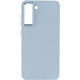TPU чехол Bonbon Metal Style для Samsung Galaxy S21 FE Голубой / Mist blue - фото