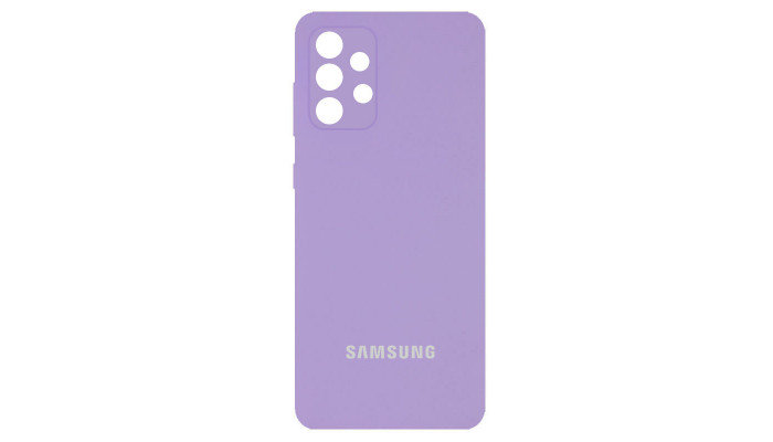 Чехол Silicone Cover Full Camera (AA) для Samsung Galaxy A33 5G Сиреневый / Dasheen - фото