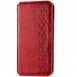 Кожаный чехол книжка GETMAN Cubic (PU) для Xiaomi Mi 10 Lite Красный