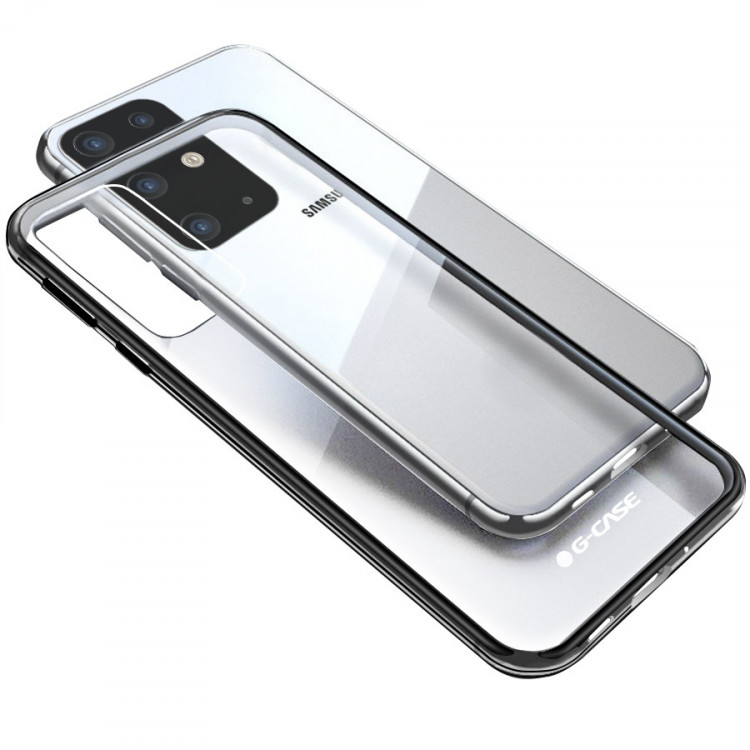 TPU чехол G-Case Shiny Series для Samsung Galaxy S20 Ultra (Черный) фото