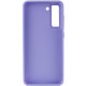 TPU чехол Bonbon Metal Style для Samsung Galaxy S21 FE Сиреневый / Dasheen - фото