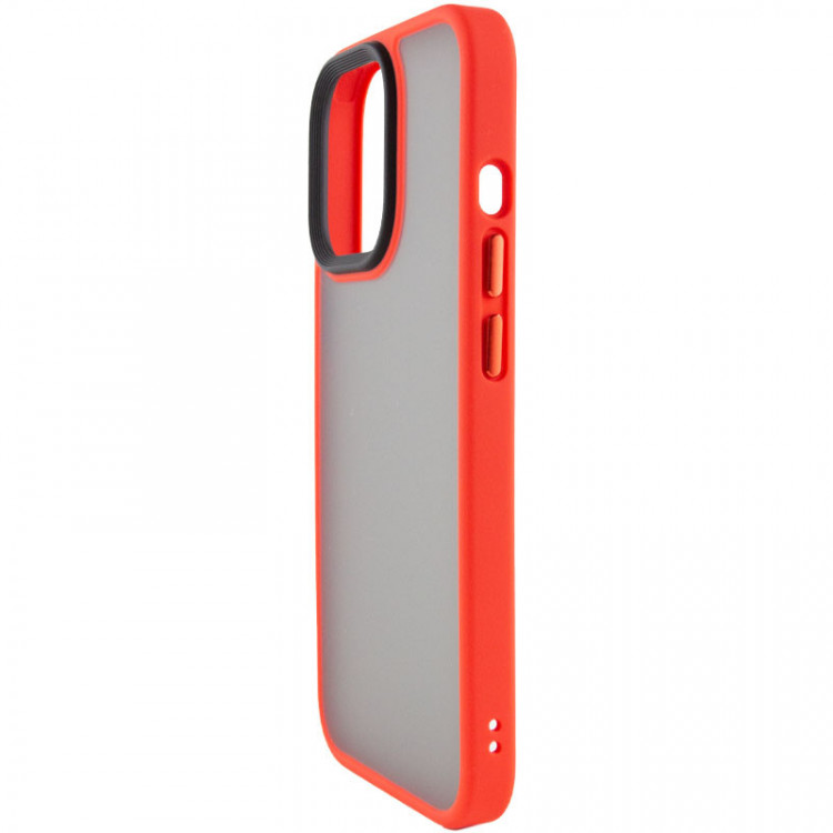 TPU+PC чехол Metal Buttons для Apple iPhone 13 Pro (6.1) (Красный) фото