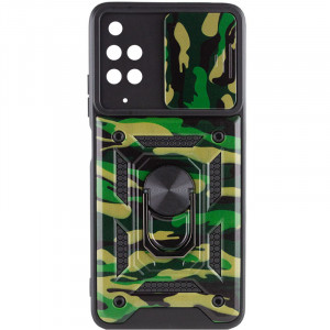 Ударостійкий чохол Camshield Serge Ring Camo для Xiaomi Redmi 10 Зелений / Army Green