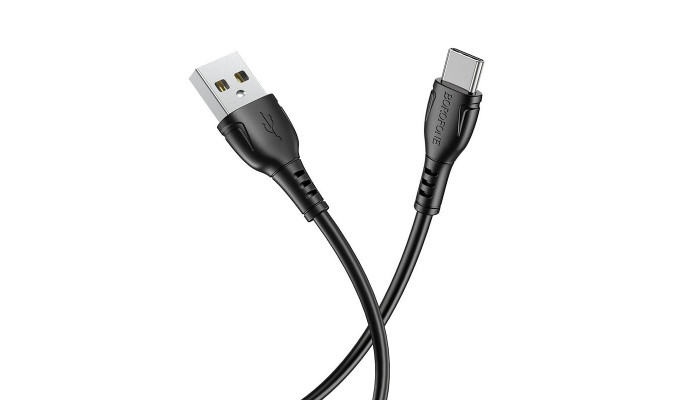 Дата кабель Borofone BX51 Triumph USB to Type-C (1m) Чорний - фото