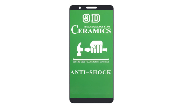 Захисна плівка Ceramics 9D (без упак.) для Samsung Galaxy M01 Core / A01 Core Чорний - фото