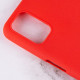 Силиконовый чехол Candy для Oppo A76 4G Красный - фото