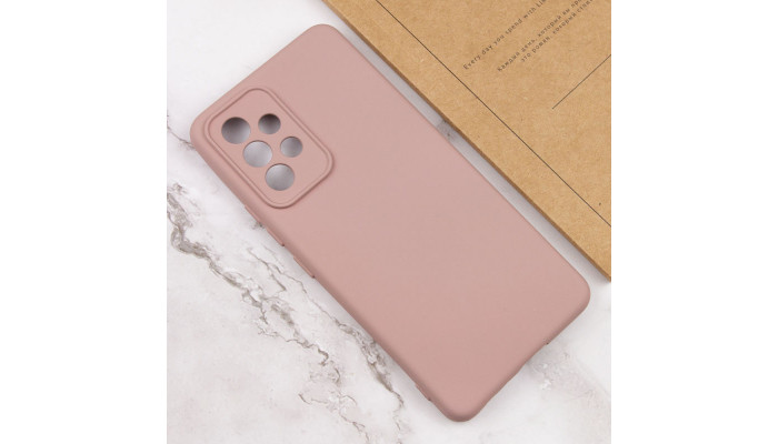 Чохол Silicone Cover Lakshmi Full Camera (A) для Samsung Galaxy A34 5G Рожевий / Pink Sand - фото