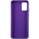 Чехол Silicone Cover Full Protective (AA) для Samsung Galaxy A02s Фиолетовый / Purple - фото