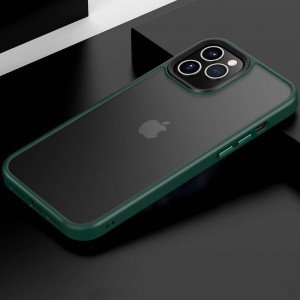 TPU+PC чехол Metal Buttons для Apple iPhone 12 Pro / 12 (6.1