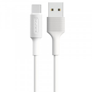 Дата кабель Borofone BX1 EzSync USB to Type-C (1m) Білий