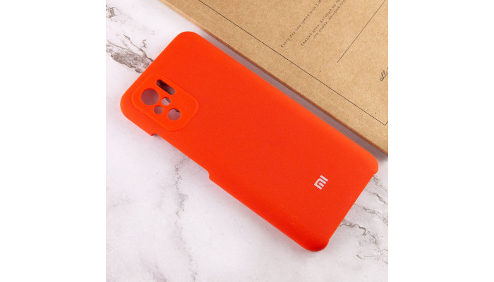 Чохол Silicone Cover Full Camera (AAA) для Xiaomi Redmi Note 10 / Note 10s Червоний / Red - фото