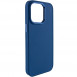 TPU чехол Bonbon Metal Style для Apple iPhone 13 Pro (6.1") Синий / Cosmos blue