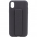 Чохол Silicone Case Hand Holder для Apple iPhone XS Max (6.5") Чорний / Black