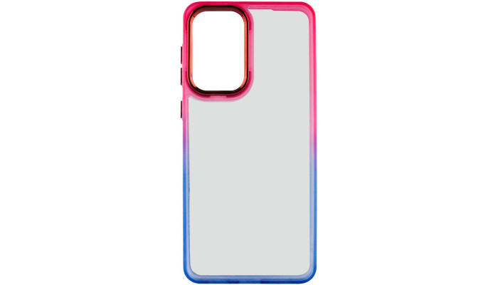 Чохол TPU+PC Fresh sip series для Samsung Galaxy A33 5G Синій / Рожевий - фото