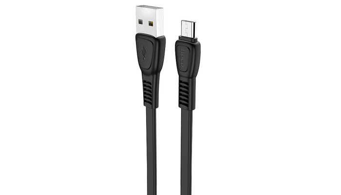 Дата кабель Hoco X40 Noah USB to MicroUSB (1m) Чорний - фото
