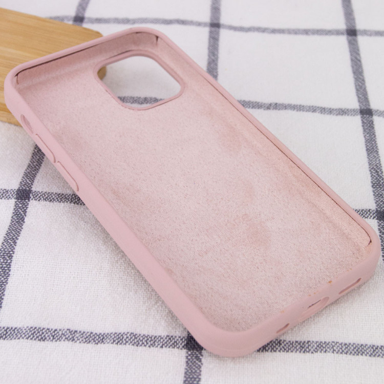 Чехол Silicone Case Full Protective (AA) для Apple iPhone 13 Pro Max (6.7) (Розовый / Pink Sand) фото