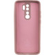 Чохол Silicone Cover Lakshmi Full Camera (A) для Xiaomi Redmi Note 8 Pro Рожевий / Pink Sand - фото
