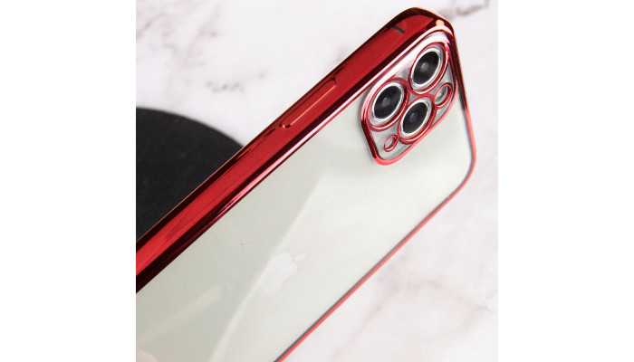 Прозорий силіконовий чохол глянцева окантовка Full Camera для Apple iPhone 11 Pro (5.8