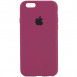 Чохол Silicone Case Full Protective (AA) для Apple iPhone 6/6s (4.7") Червоний / Rose Red