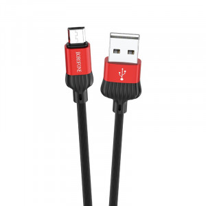 Дата кабель Borofone BX28 Dignity USB to MicroUSB (1m) Красный