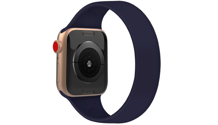 Ремінець Solo Loop для Apple watch 38mm/40mm 156mm (6) Темно-синій / Midnight blue - фото