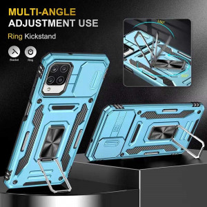 Ударопрочный чехол Camshield Army Ring для Samsung Galaxy M53 5G Голубой / Light Blue