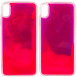 Неоновый чехол Neon Sand glow in the dark для Apple iPhone XS Max (6.5") Фиолетовый / Розовый