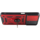 Ударопрочный чехол Camshield Serge Ring для Xiaomi Poco X4 Pro 5G Красный - фото