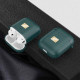TPU футляр Leather Type для навушників AirPods 1/2 Зелений - фото