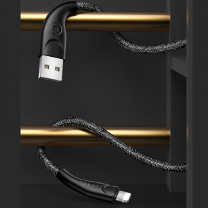 Дата кабель Usams US-SJ391 U41 Lightning Braided Data and Charging Cable 1m Черный