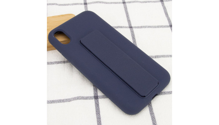 Чохол Silicone Case Hand Holder для Apple iPhone XS Max (6.5