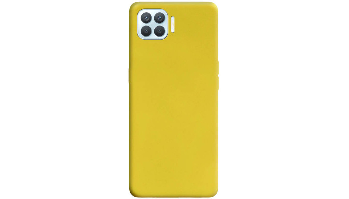 Силиконовый чехол Candy для Oppo A93 Желтый - фото