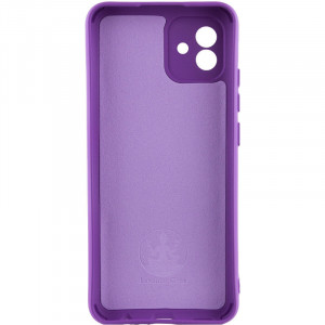 Чехол Silicone Cover Lakshmi Full Camera (A) для Samsung Galaxy A04 Фиолетовый / Purple