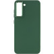 TPU чохол Bonbon Metal Style для Samsung Galaxy S21 FE Зелений / Army green - фото