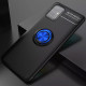 TPU чохол Deen ColorRing під магнітний тримач (opp) для Samsung Galaxy M31s Чорний / Синій - фото