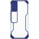 Чохол Camshield matte Ease TPU зі шторкою для TECNO Spark 7 Pro Синій - фото