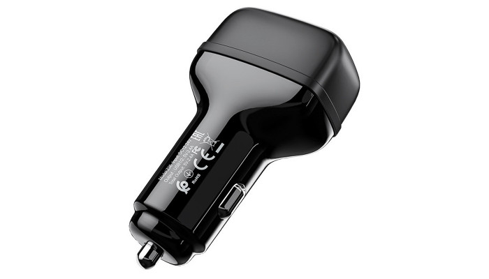Автомобільний зарядний пристрій Hoco Z36 (2USB/2.4A) Чорний - фото