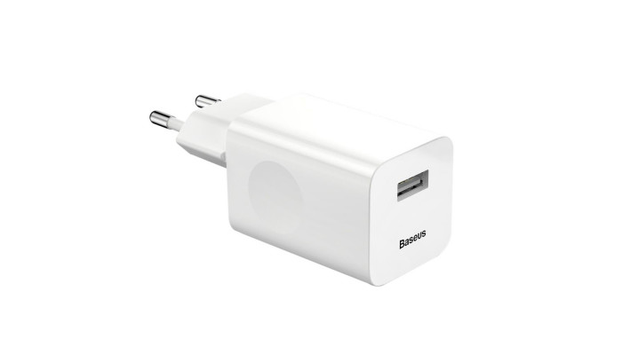 Сетевое зарядное устройство (зарядка) Baseus Wall Charger QC3.0 (CCALL-BX) Белый - фото