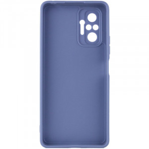 Силиконовый чехол Candy Full Camera для Xiaomi Redmi Note 10 Pro / 10 Pro Max Голубой / Mist blue